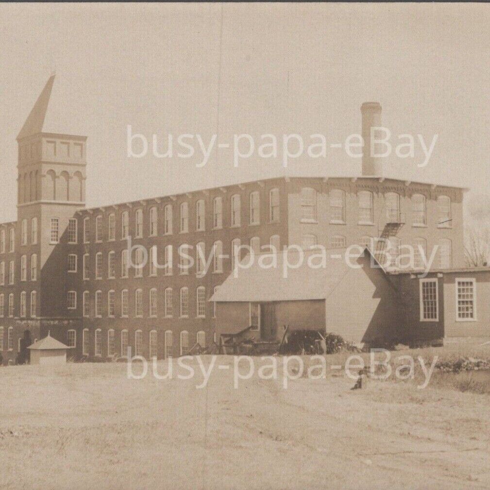 Vintage 1900s RPPC Holden\'s Woolen Mills Penacock New Hampshire Postcard
