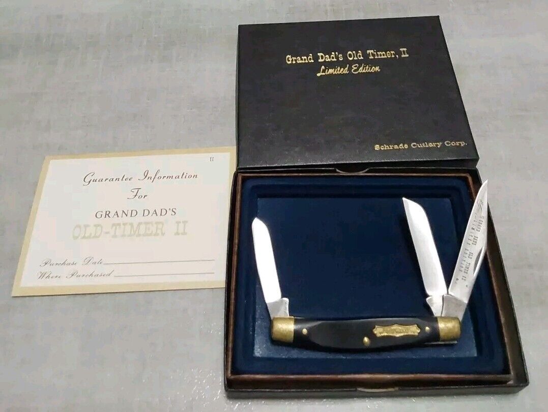 Schrade Cutlery Corp. Grand Dad\'s Old Timer, II Limited Edition Knife 0905