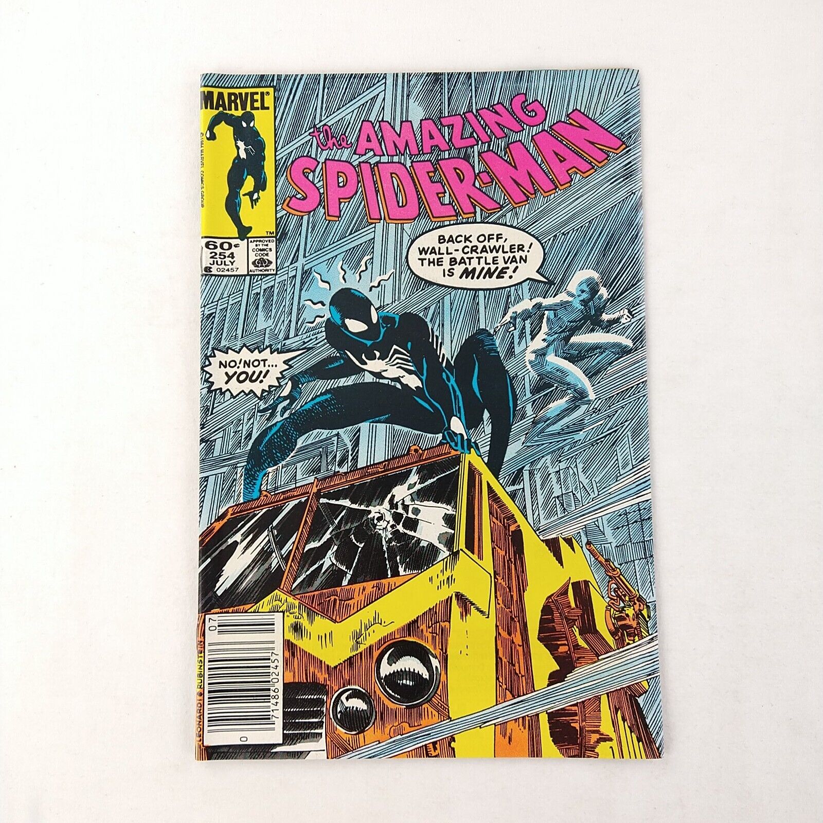 Amazing Spider-Man #254 NEWSSTAND Black Suit VF+ or better (1984 Marvel Comics)