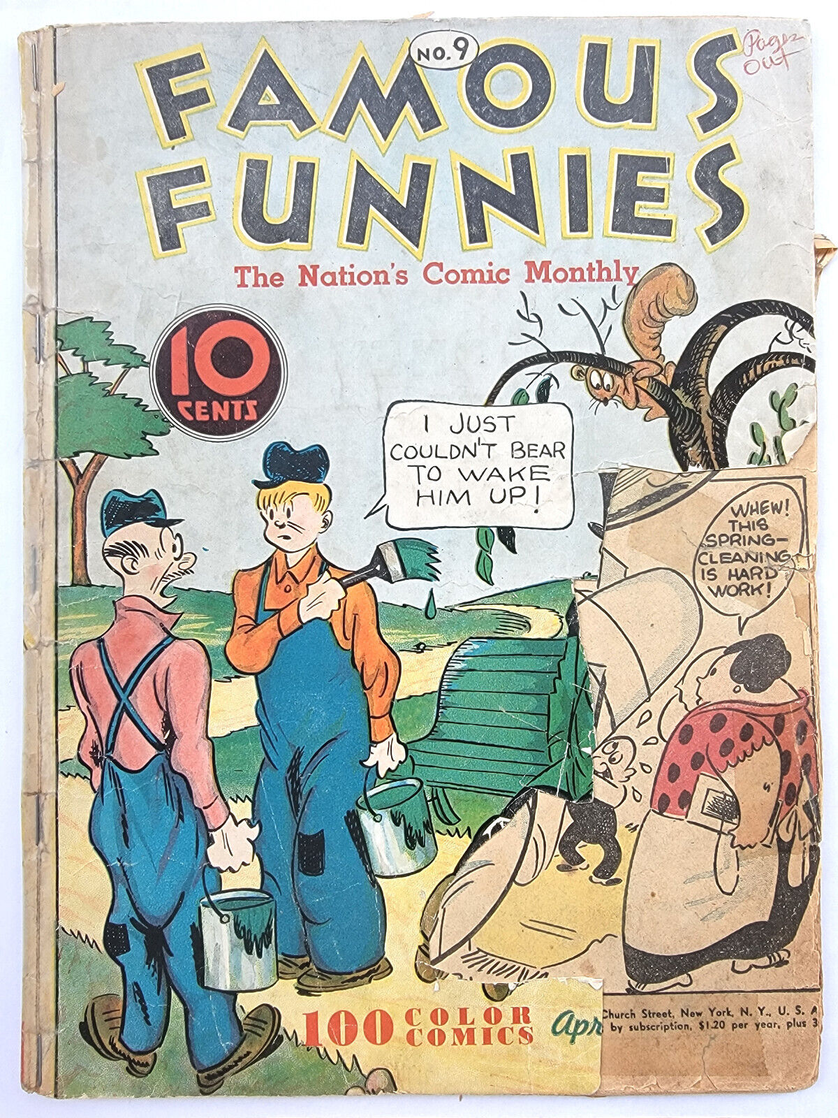 Famous Funnies #9 (Eastern Color, 1935) RARE - Buck Rogers