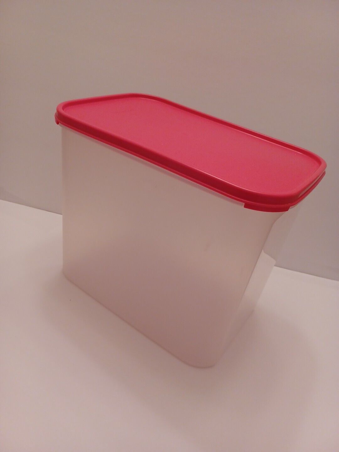 Tupperware Modular Mates Container 37-Cup 8.7-L 2170A-1 W/Red Lid 1610L-4 USED