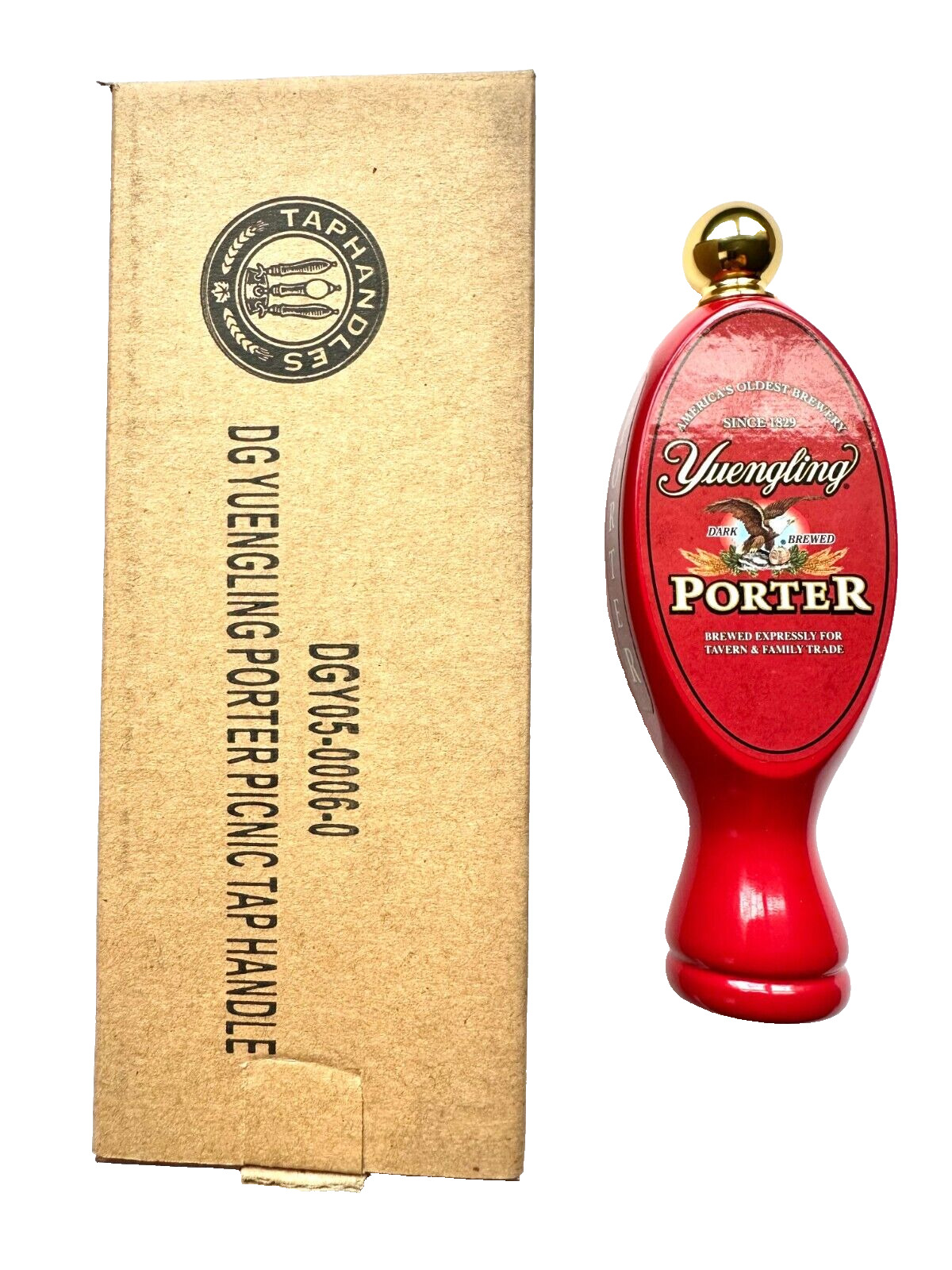*NEW* YUENGLING - PORTER - BEER TAP HANDLE - SHORTY - 6\