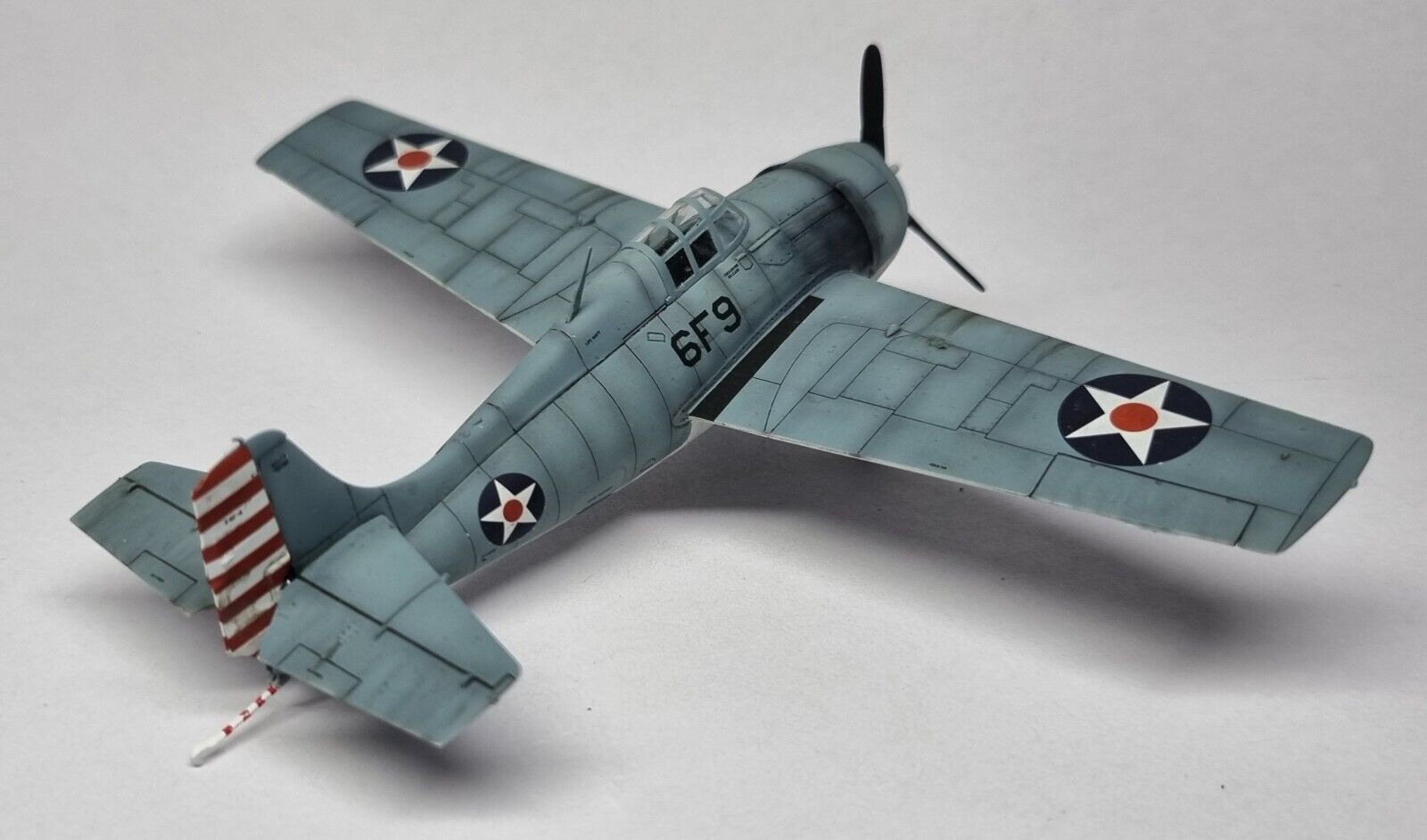Airfix  F4f-f Wildcat 1/72 ready built and painted. 