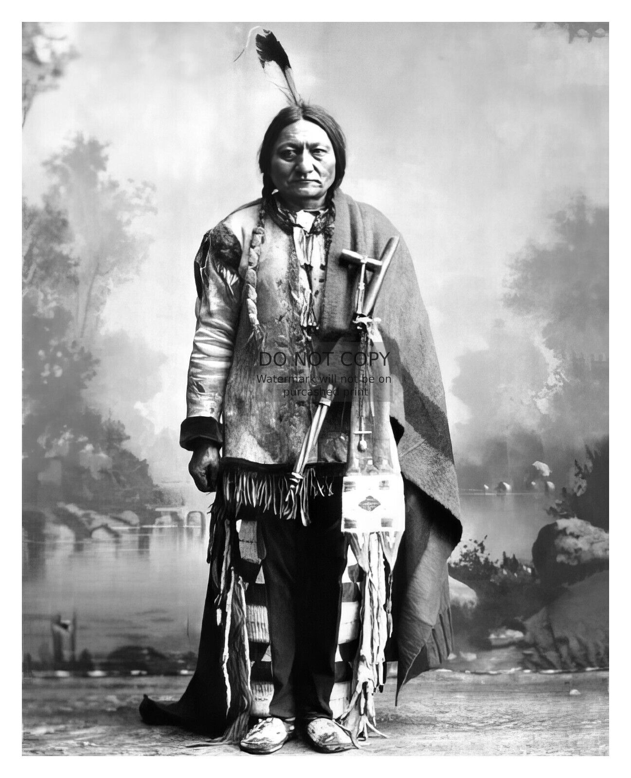 CHIEF SITTING BULL SIOUX NATIVE AMERICAN LEADER 8X10 PHOTO
