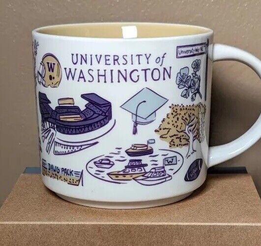 Starbucks UNIVERSITY OF WASHINGTON Been There Series UW Mug Cup