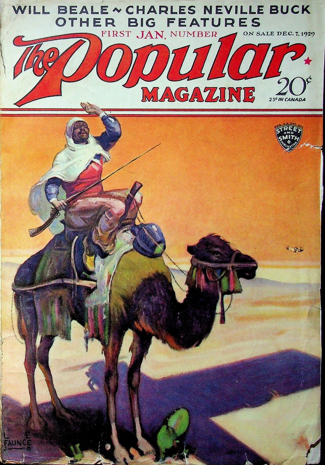 Popular Magazine Pulp Jan 1930 Vol. 98 #2 VG