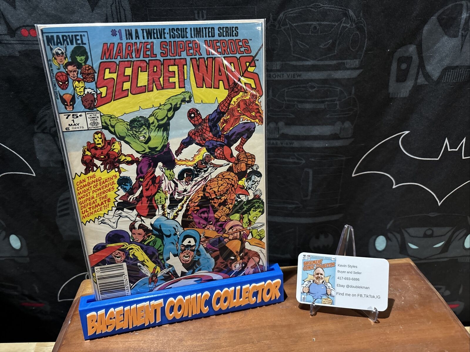 Marvel Super -Heroes Secret Wars #1 Blue Galactus Error Edition NEWSSTAND