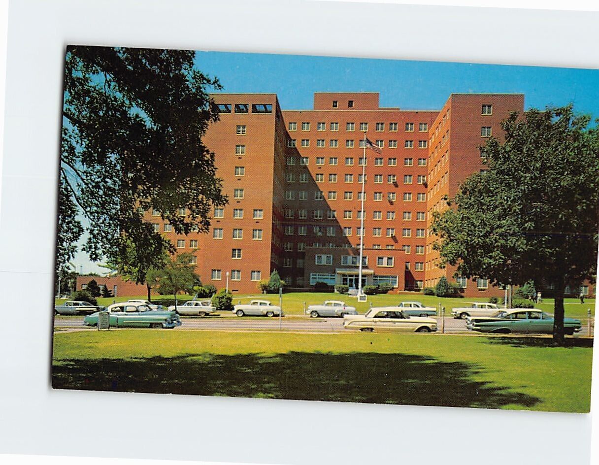 Postcard Veterans Hospital Oklahoma City Oklahoma USA