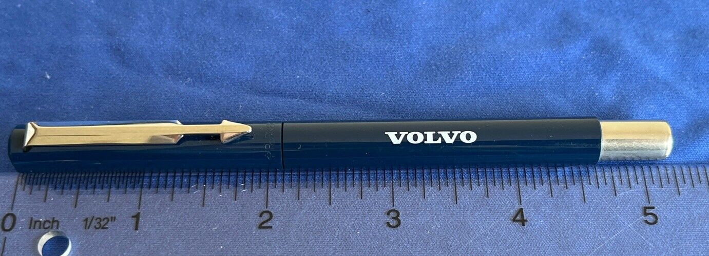 Limited Edition Vintage Parker Rollerball VOLVO Pen Navy Blue U.K.