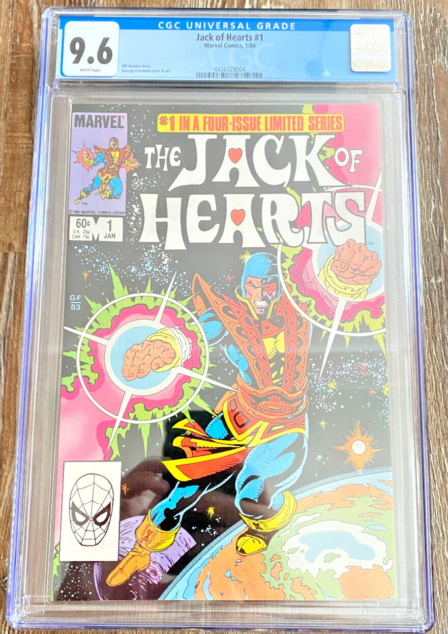 Jack of Hearts #1 CGC 9.6 (01/1984) Marvel Comics Books 1st Solo Series