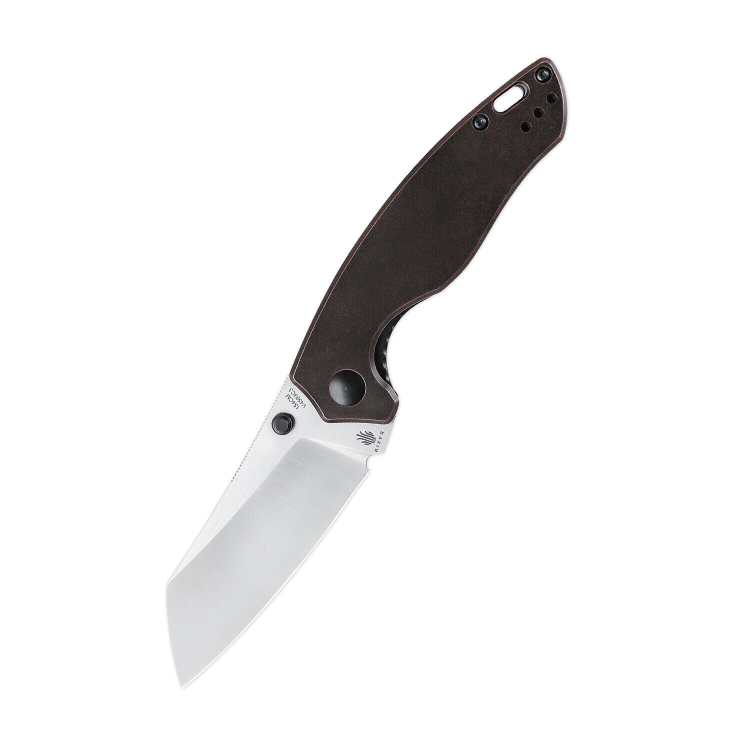 Kizer Towser K Folding EDC Knife Copper Handle 154CM Steel V4593C3