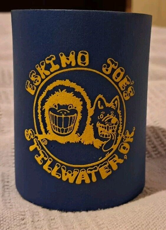 Eskimo Joe\'s Stillwater Oklahoma Beer Bottle Soda Can Koozie Insulated Holder