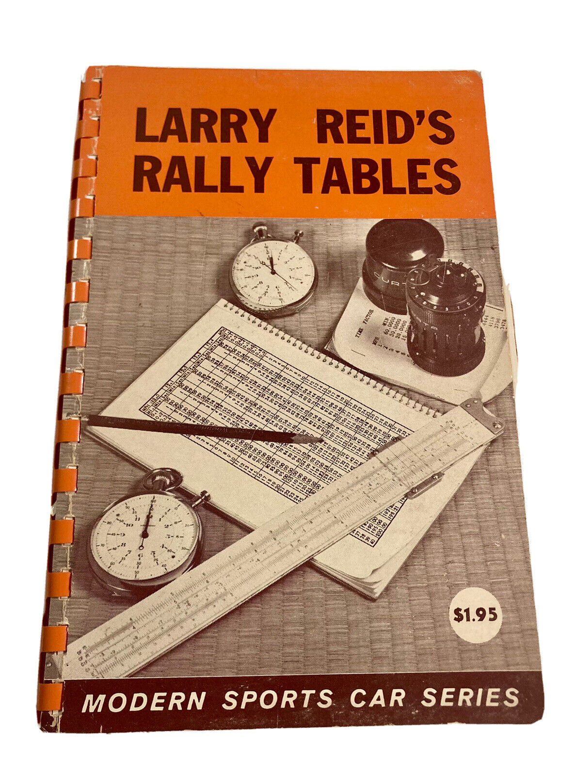 Larry Reid\'s Sports Car Rally Tables 1ST Printing 1959