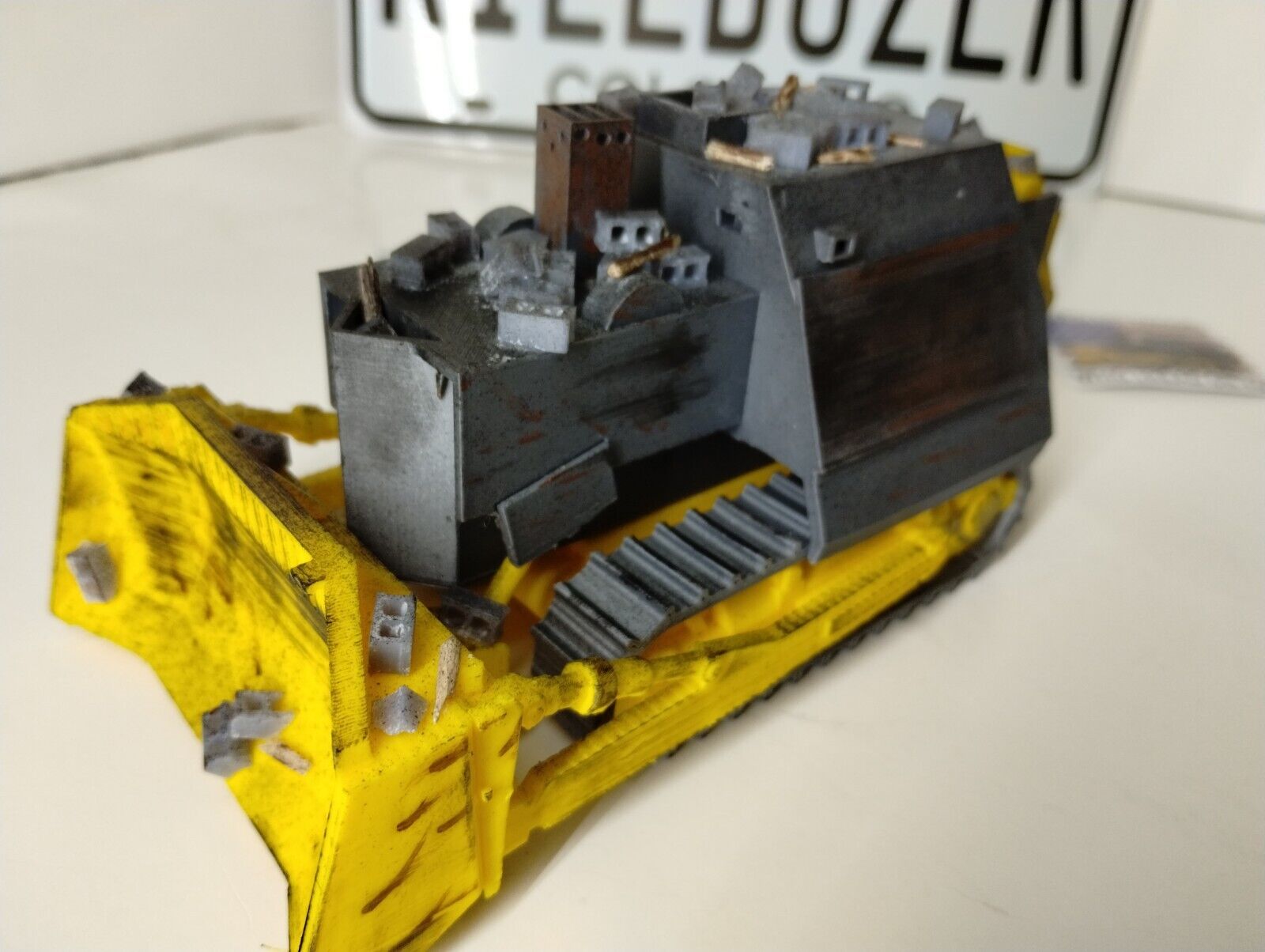 Large 7” Detailed Killdozer Model