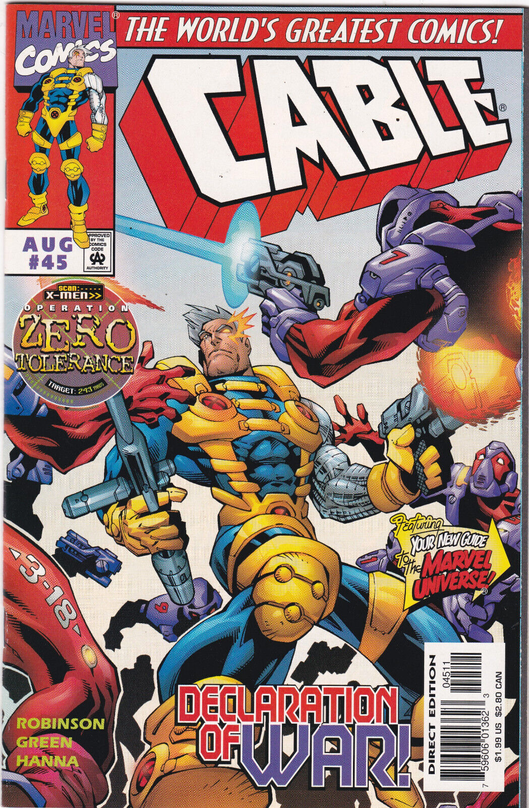Cable #45, Vol. 1 (1993-2002) Marvel Comics, High Grade