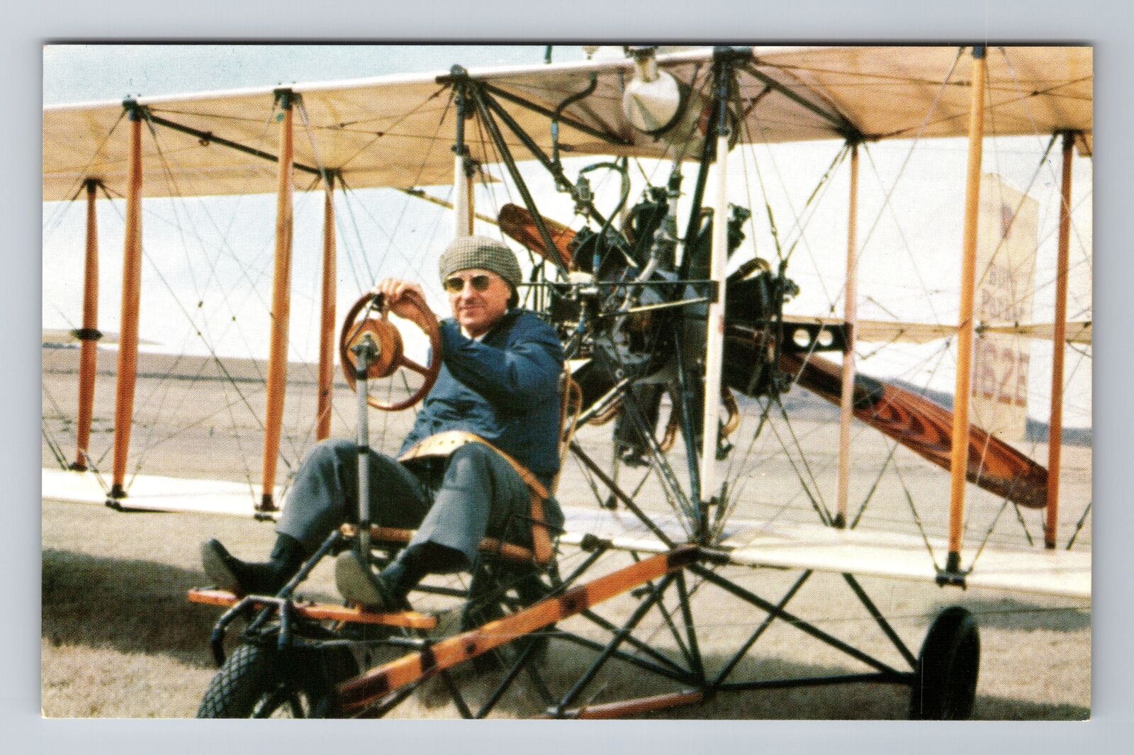 Billy Parker, 1912 Model Airplane, Transportation, Antique Vintage Postcard