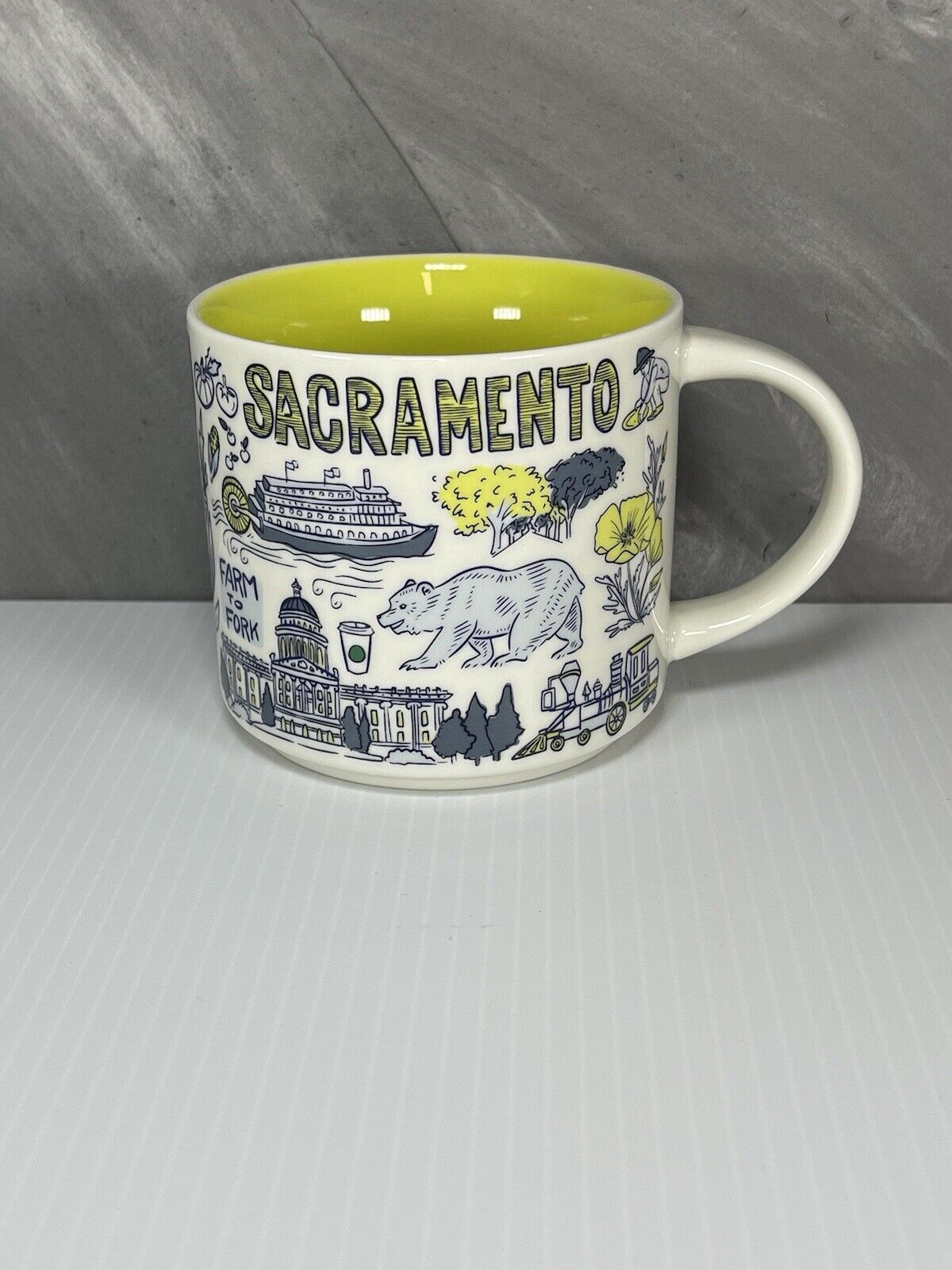 Starbucks Sacramento Coffee Mug  Been There Series  Collection 