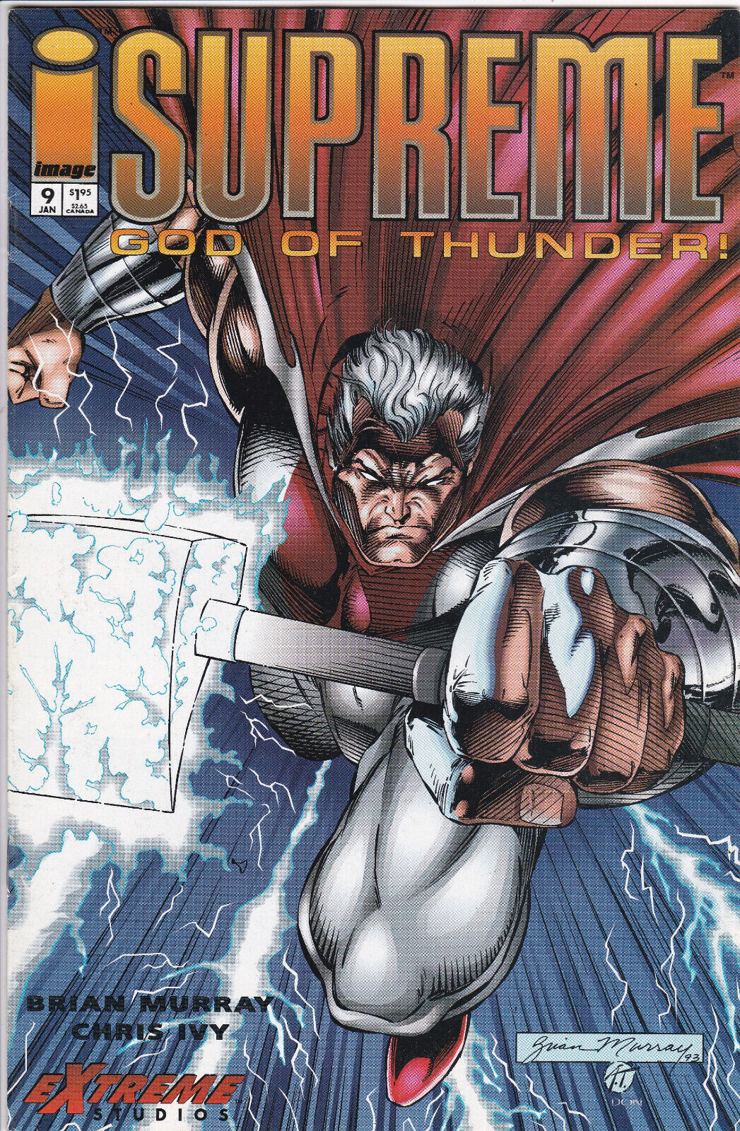 Supreme #9, Vol. 1 (1992-1996) Image Comics,High Grade