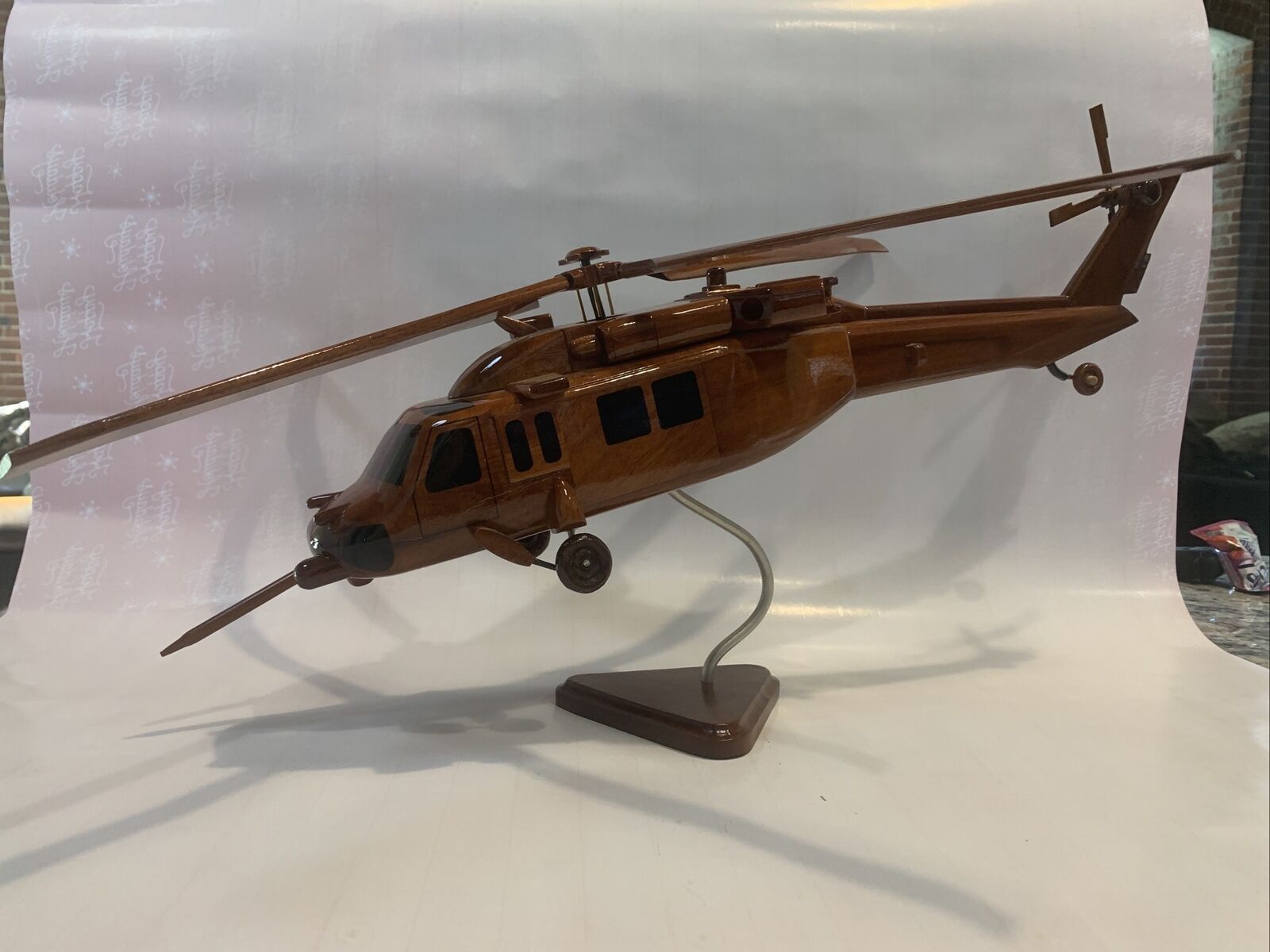 UH-60 Blackhawk  Helicopter Wooden Model