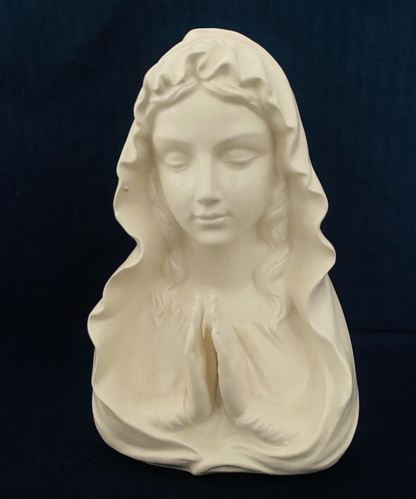 Vintage Praying Virgin Mother Mary Planter Ceramic Madonna Brinn’s Japan 8”