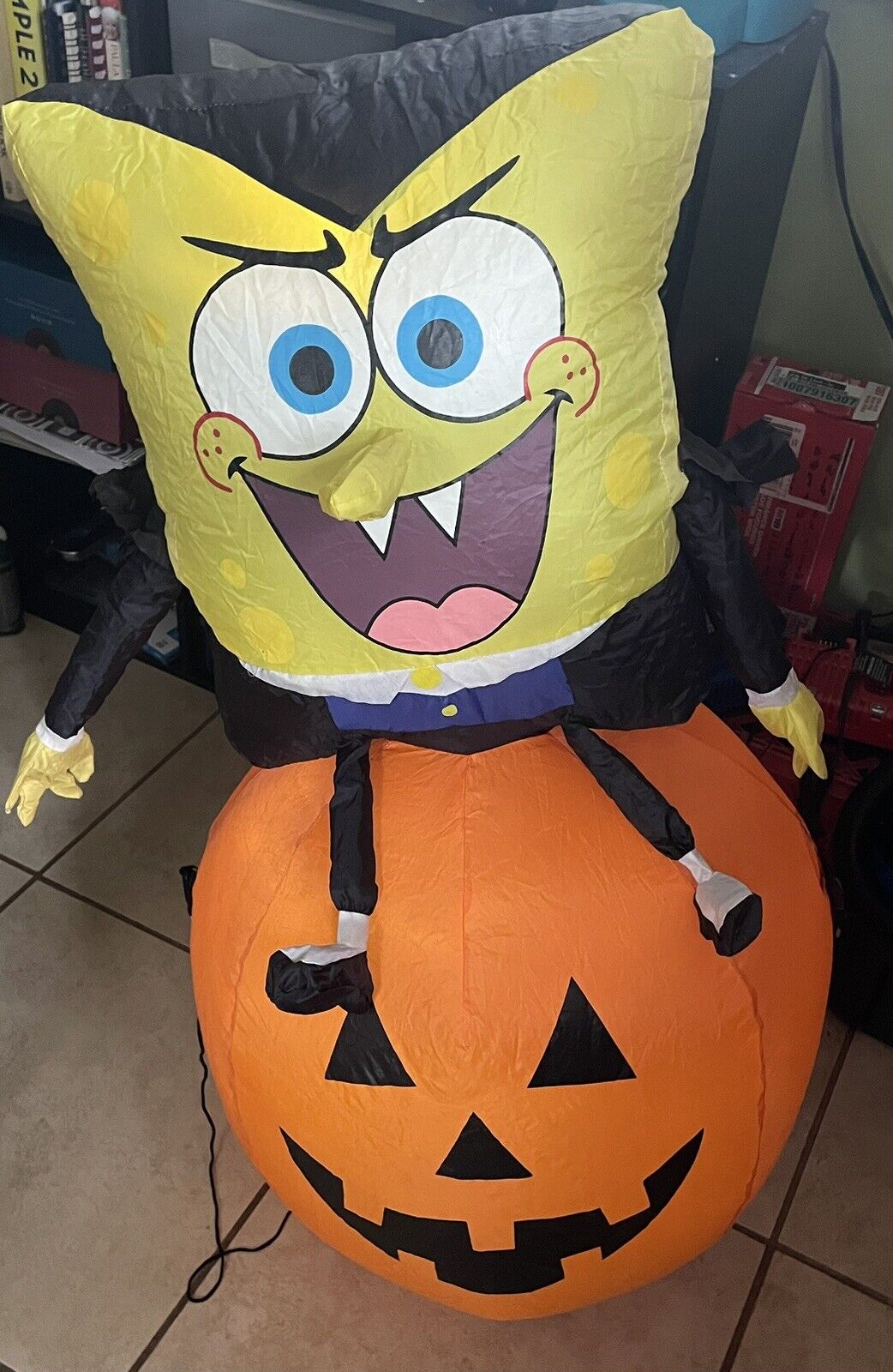 SpongeBob Halloween Gemmy Inflatable 2011 3.5 Feet