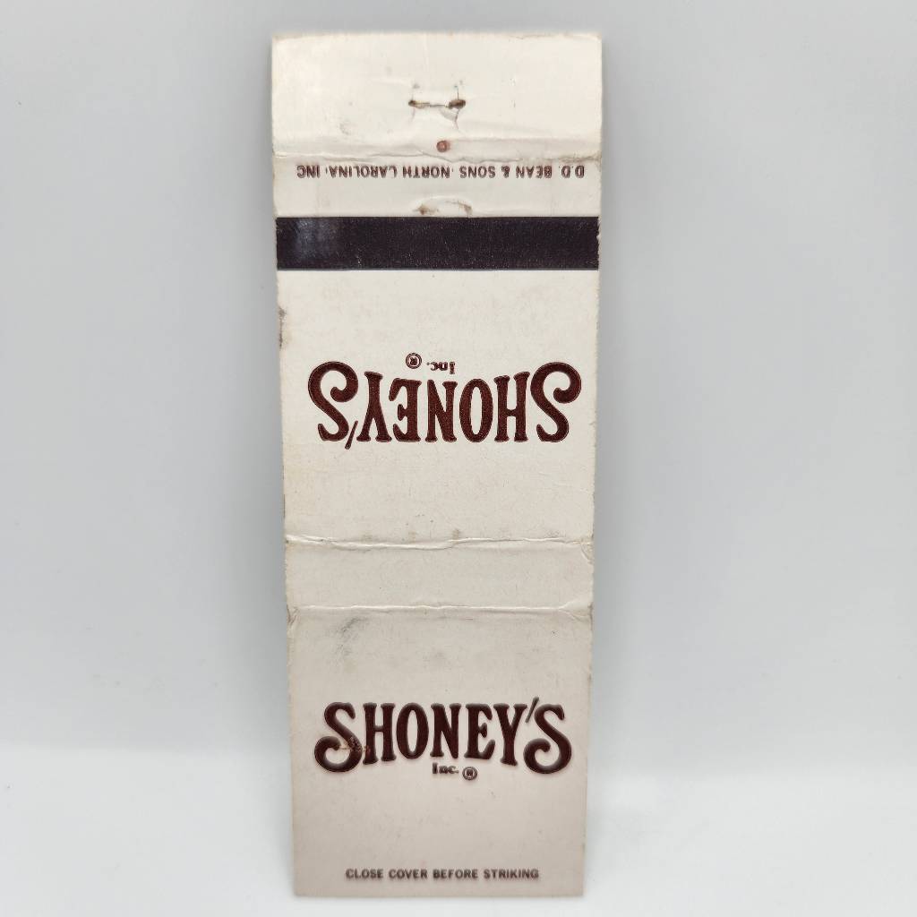 Vintage Matchbook Shoney\'s Restaurant