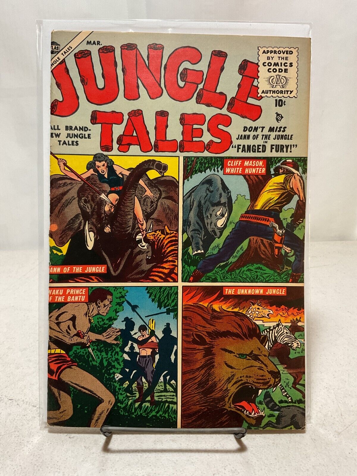 Atlas Comics Jungle Tales #4 VF 1955