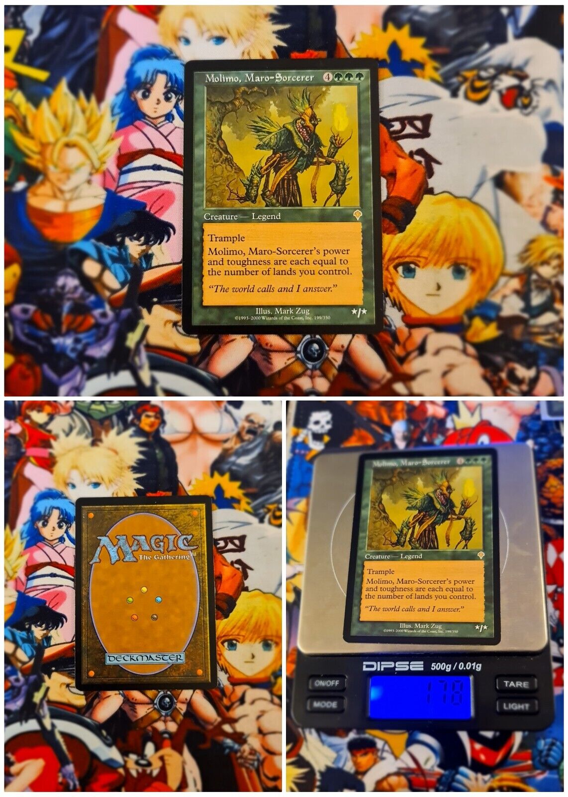 Molimo Maro Sorcerer Invasion 194/350Nm Magic the Gathering Mtg Card Rare 2000 