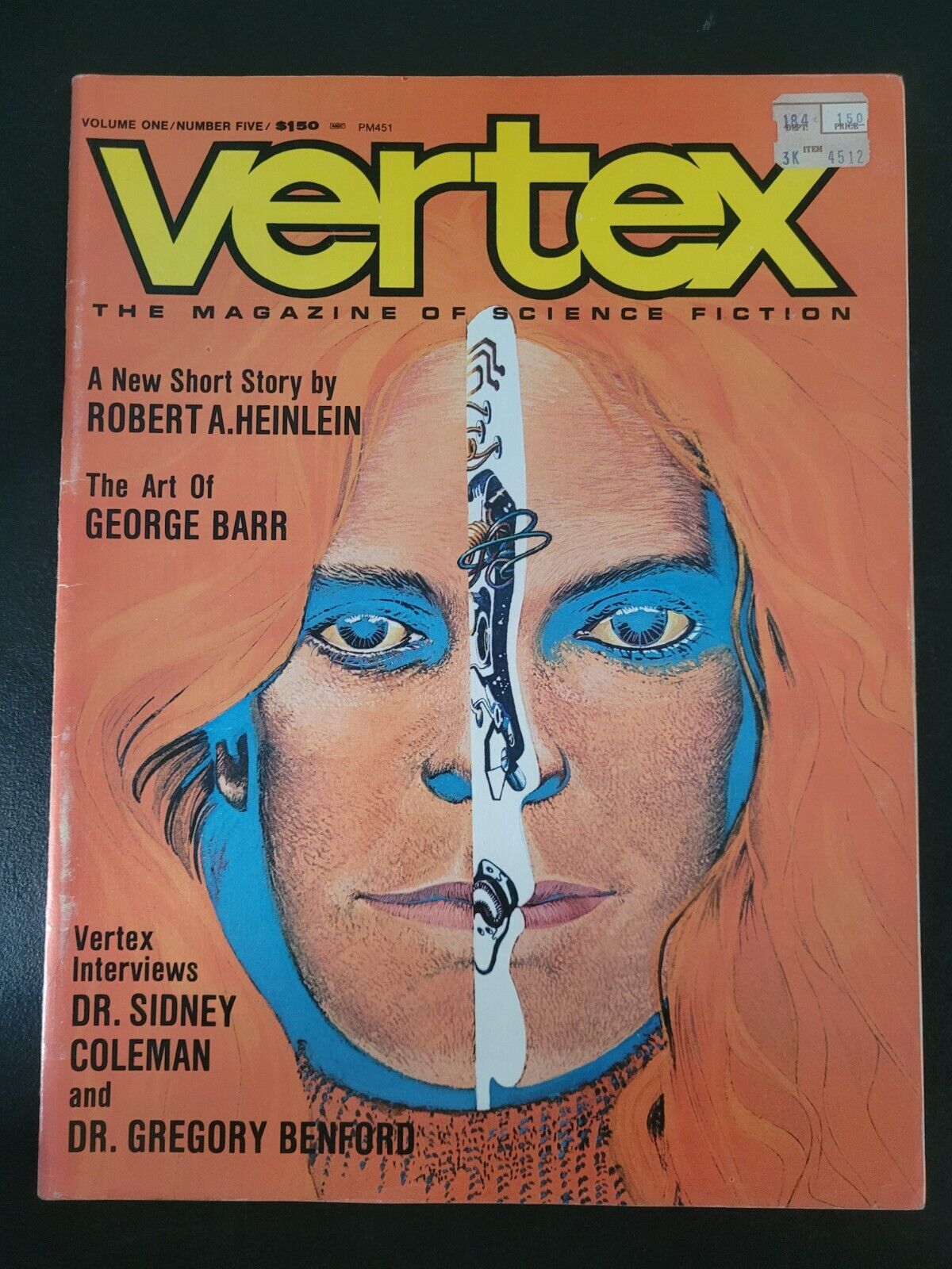 VERTEX MAGAZINE OF SCIENCE FICTION Volume 1 No. 5 DECEMBER 1973 CLASSIC