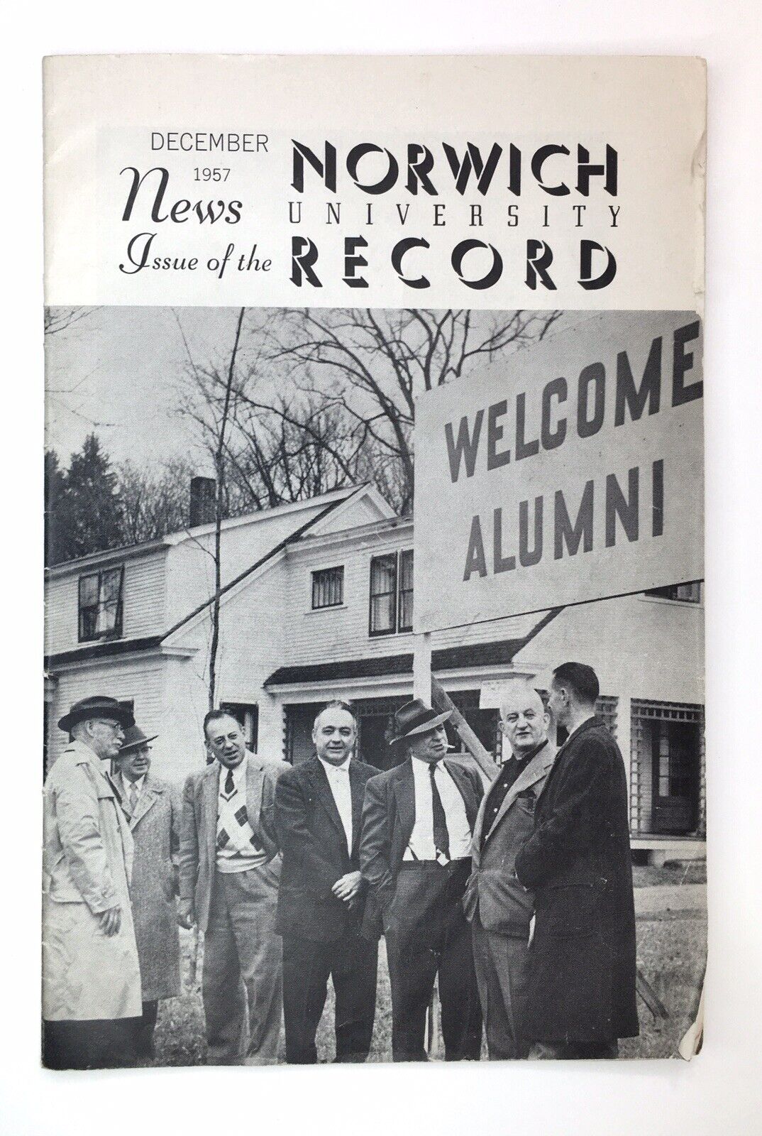 Norwich University Record December 1957 Northfield, Vermont