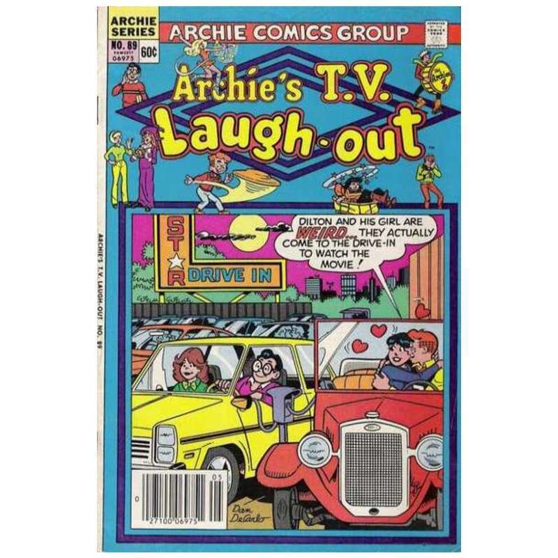 Archie\'s TV Laugh-Out #89 Archie comics VF+ Full description below [l&