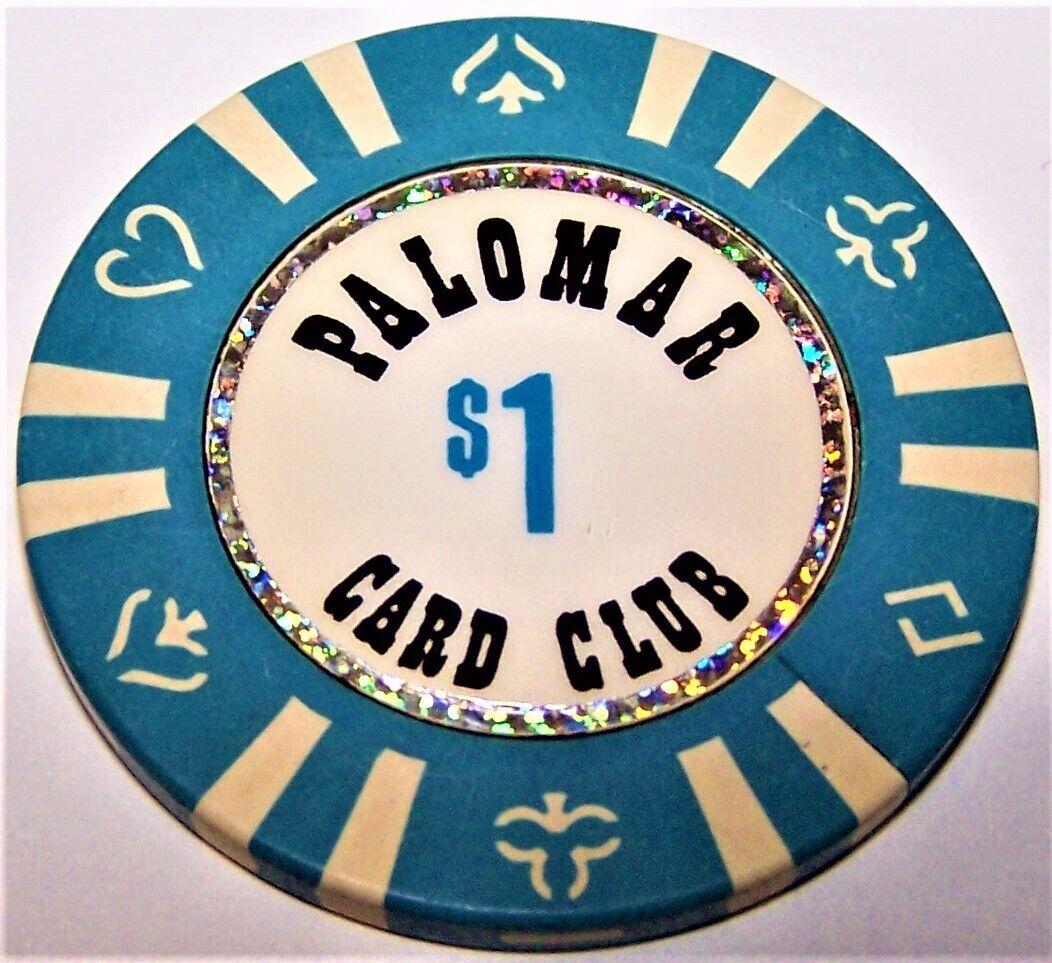 Palomar Casino California 1 Dollar Gaming Chip as pictured