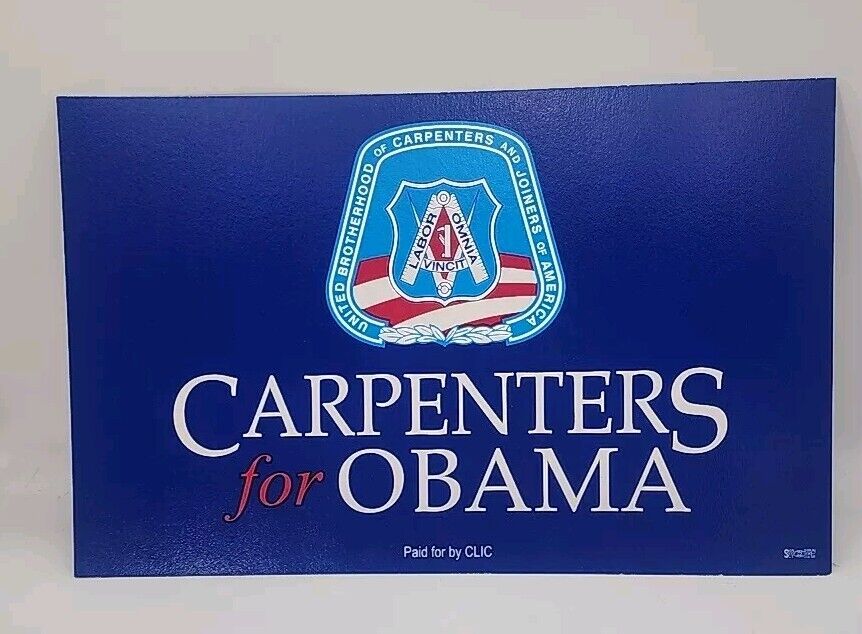 President  Obama 2008 Political Sign \