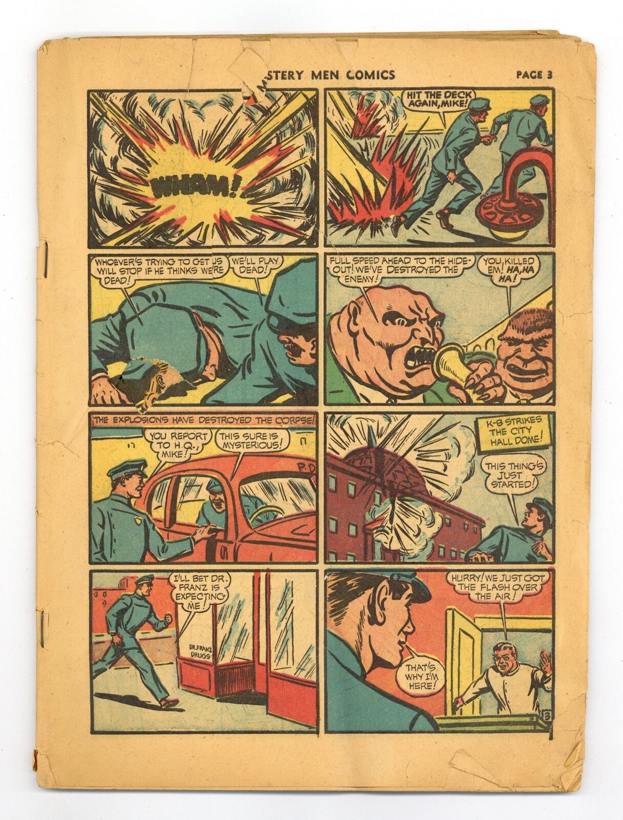 Mystery Men Comics #24 PR 0.5 1941
