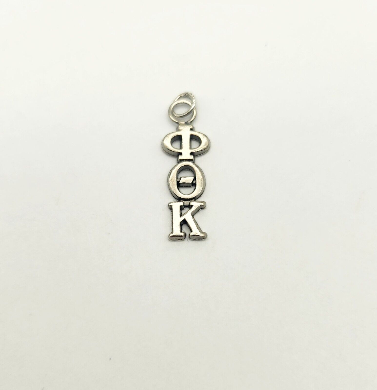 Vintage Phi Kappa Theta Fraternity Honors Society  Sterling Silver Charm Pendant