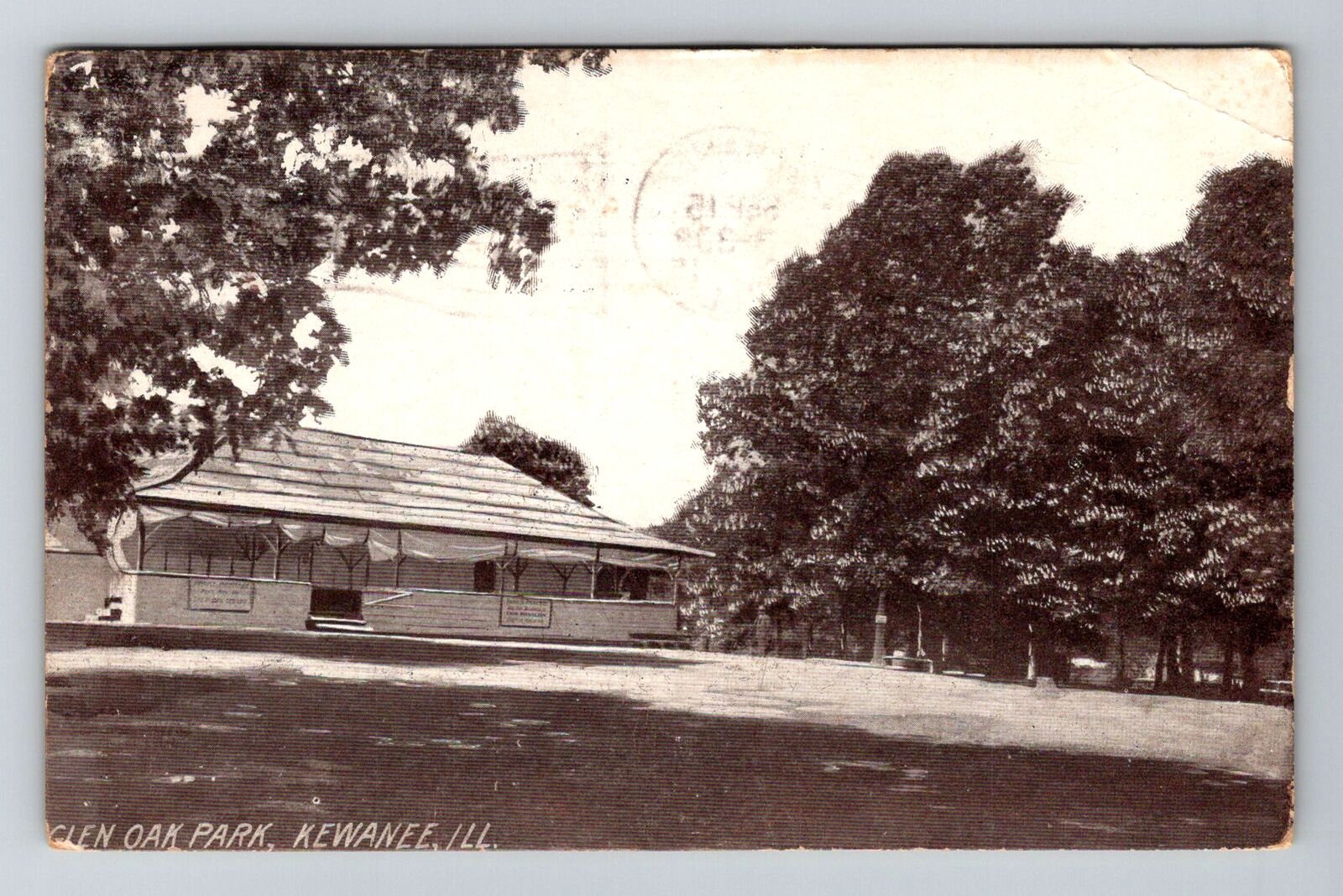Kewanee, IL-Illinois, Glen Oak Park Antique c1915, Vintage Souvenir Postcard
