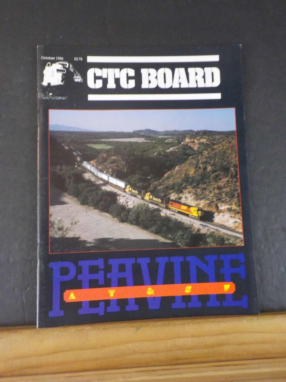 CTC Board Railroads Illustrated #136 1986 October Santa Fe Peavine Photo Section