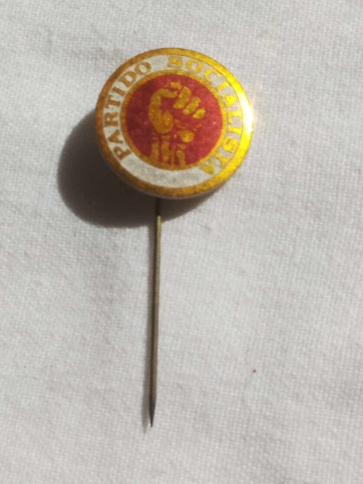 Antique old collectible political pin Partido Socialista PS Portugal