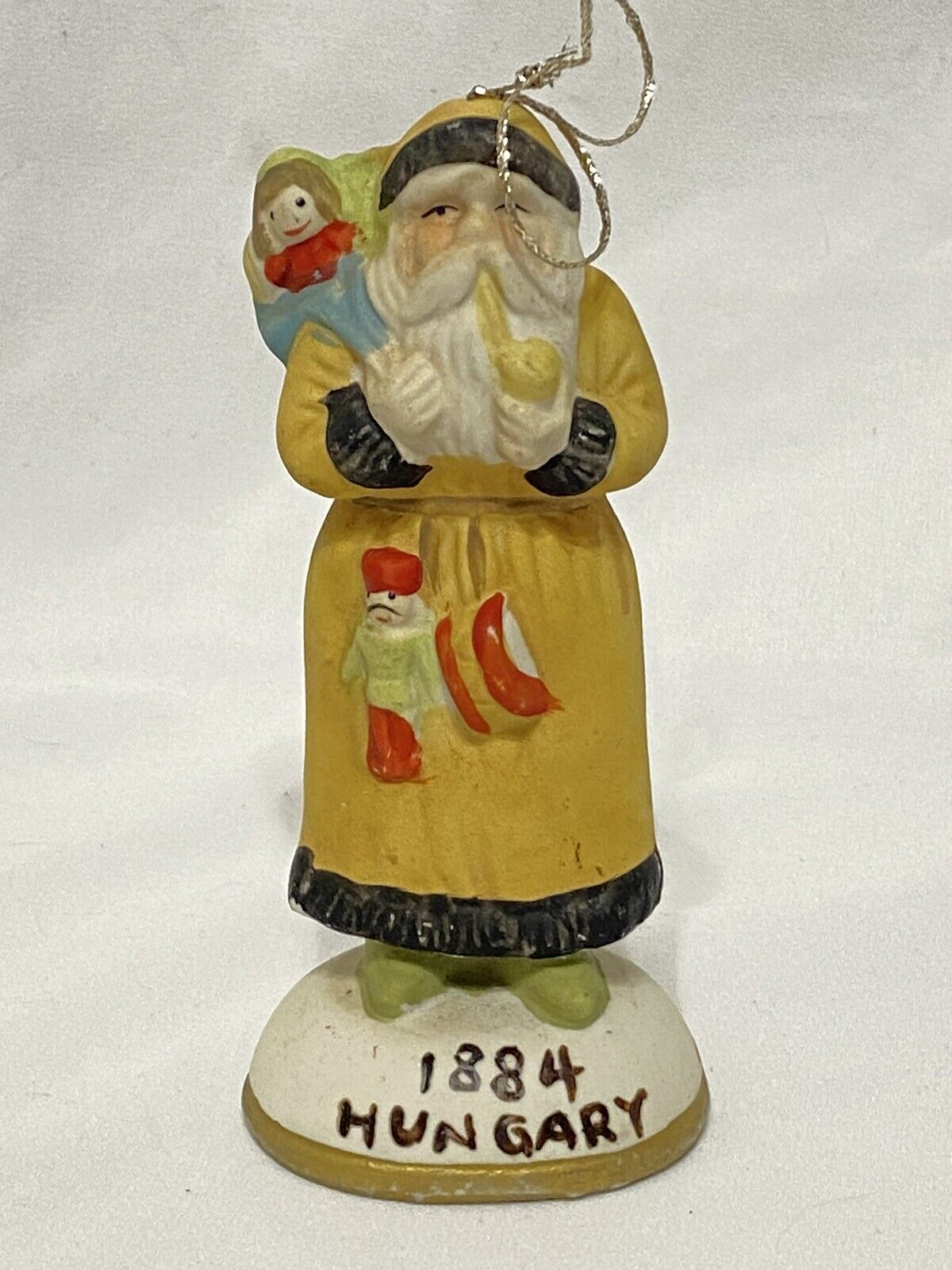 Vintage - 5.5” Santa Claus Hungary 1884 Christmas Figurine Holiday