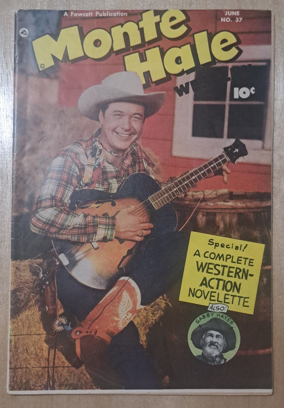 Monte Hale Western #37  1949 - Fawcett - Comic Book