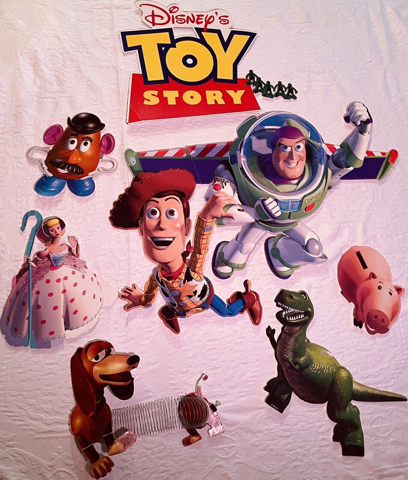 1996 Rare McDonald’s TOY STORY, 8 Large Promotional Wall Signs, James Industries