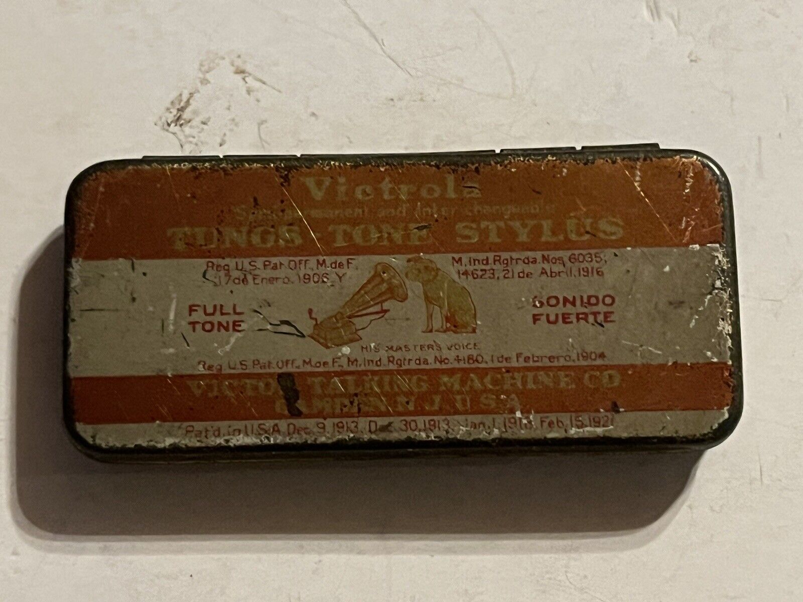 victrola tungs-tone stylus. Nipper Dog On Front Cover. Early 1920s. Early Phonog