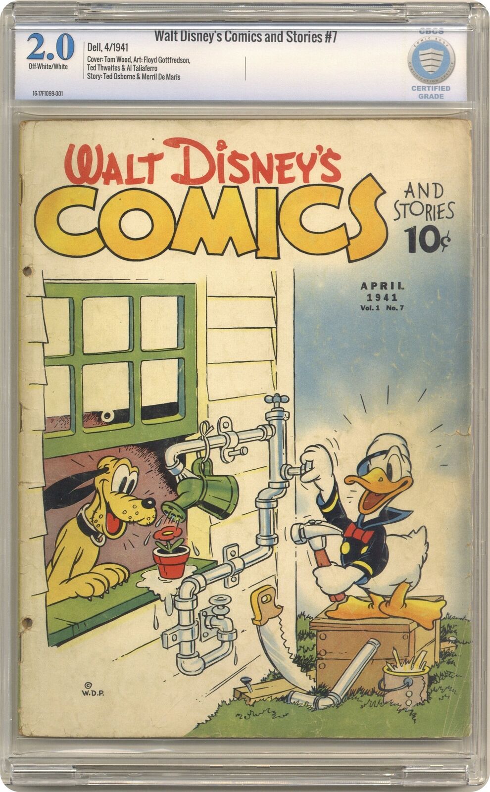 Walt Disney\'s Comics and Stories #7 CBCS 2.0 1941 16-17F1099-001