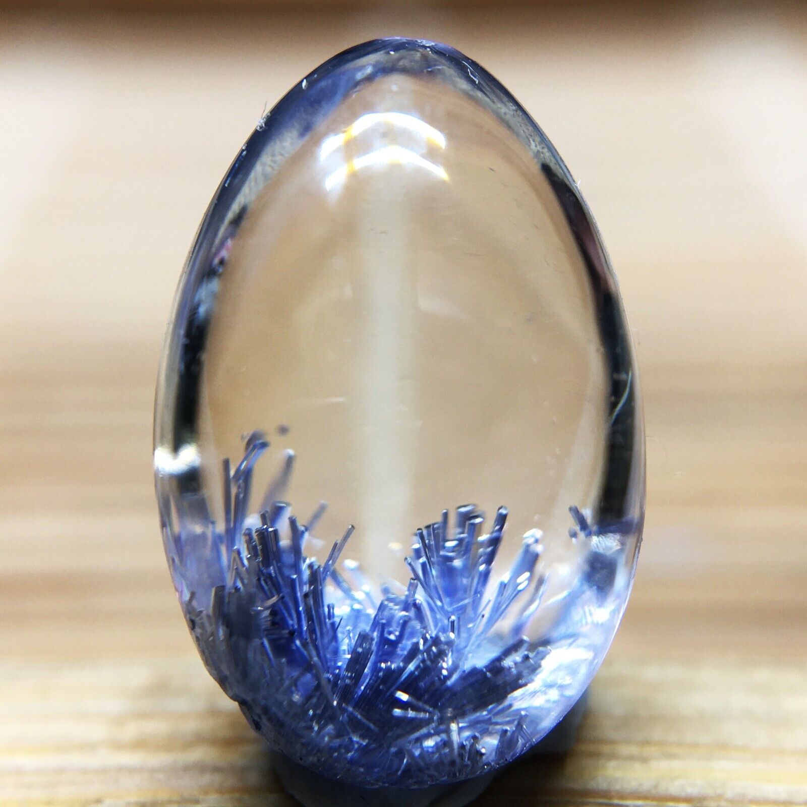 3.5Ct Very Rare NATURAL Beautiful Blue Dumortierite Crystal Polishing Specimen