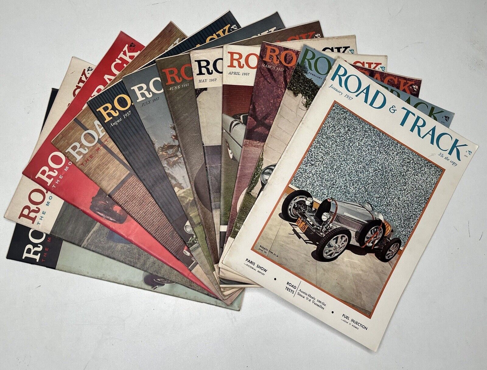 1957-1959 Road And Track Magazines Complete Set 36 Total Magazines
