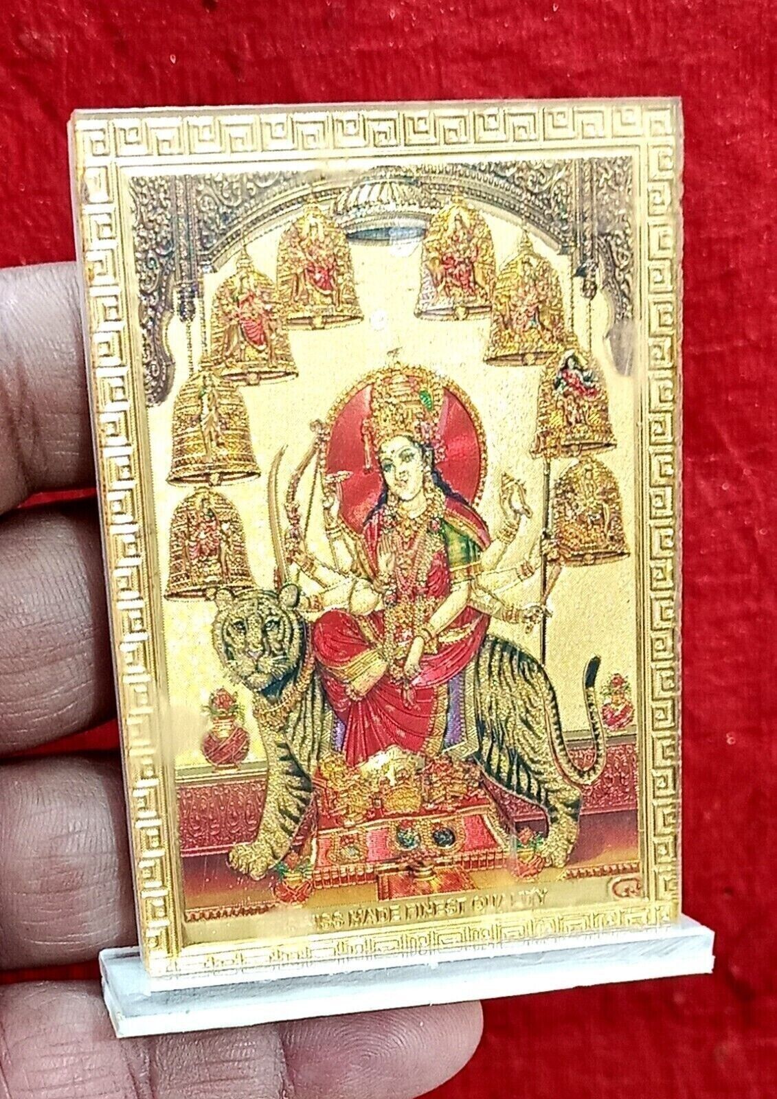 Durga Maa Nav-Durga Statue Idol Hinduism Goddess Prayer of Wealth Energized