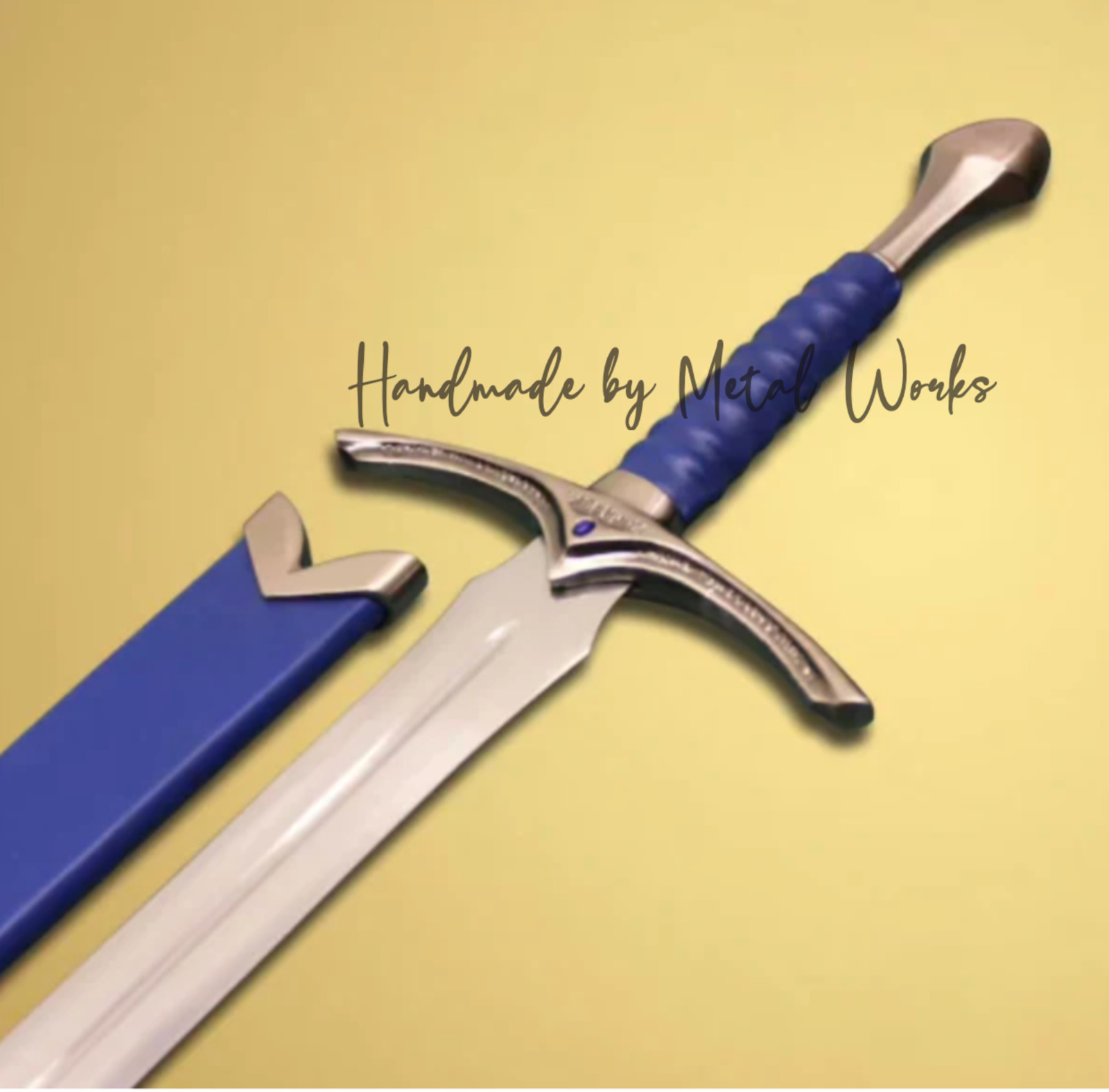 Glamdring Sword of Gandalf, Cosplay Replica Handmade Sword with Scabbard