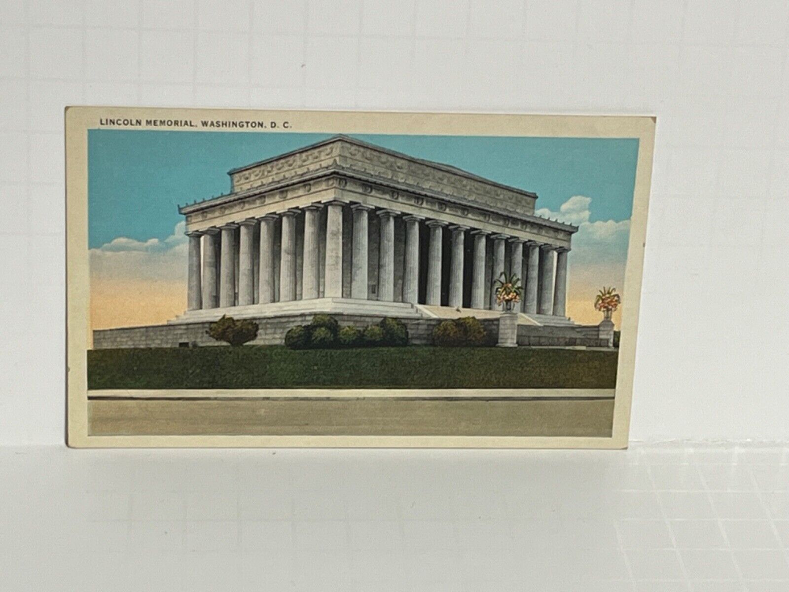Postcard Lincoln Memorial Washington DC A63