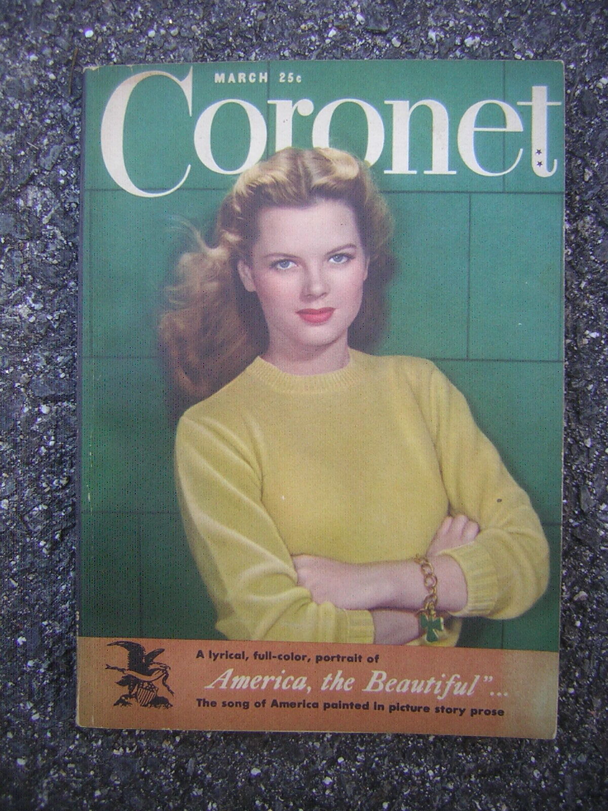 March, 1946 Coronet Magazine with Cover Girl Susan Vance - Dr. Lahey Featured