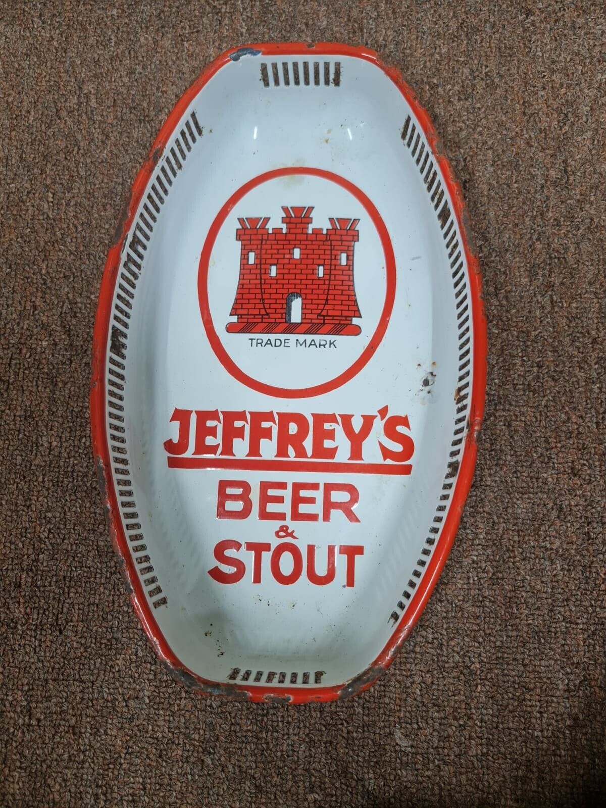 Antique rare  Vintage Jeffrey's beer & stout